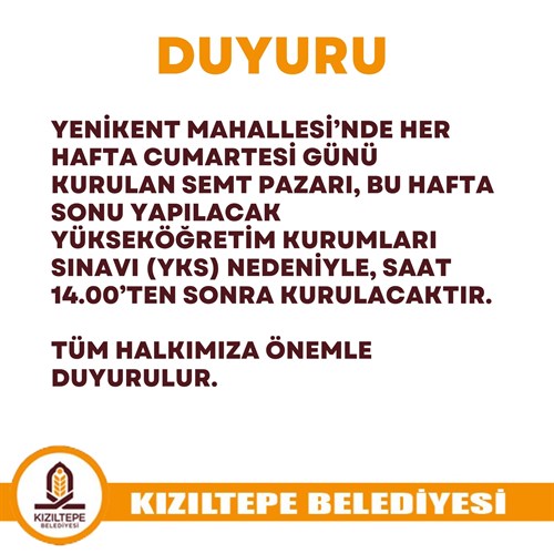 SINAV DUYURUSU